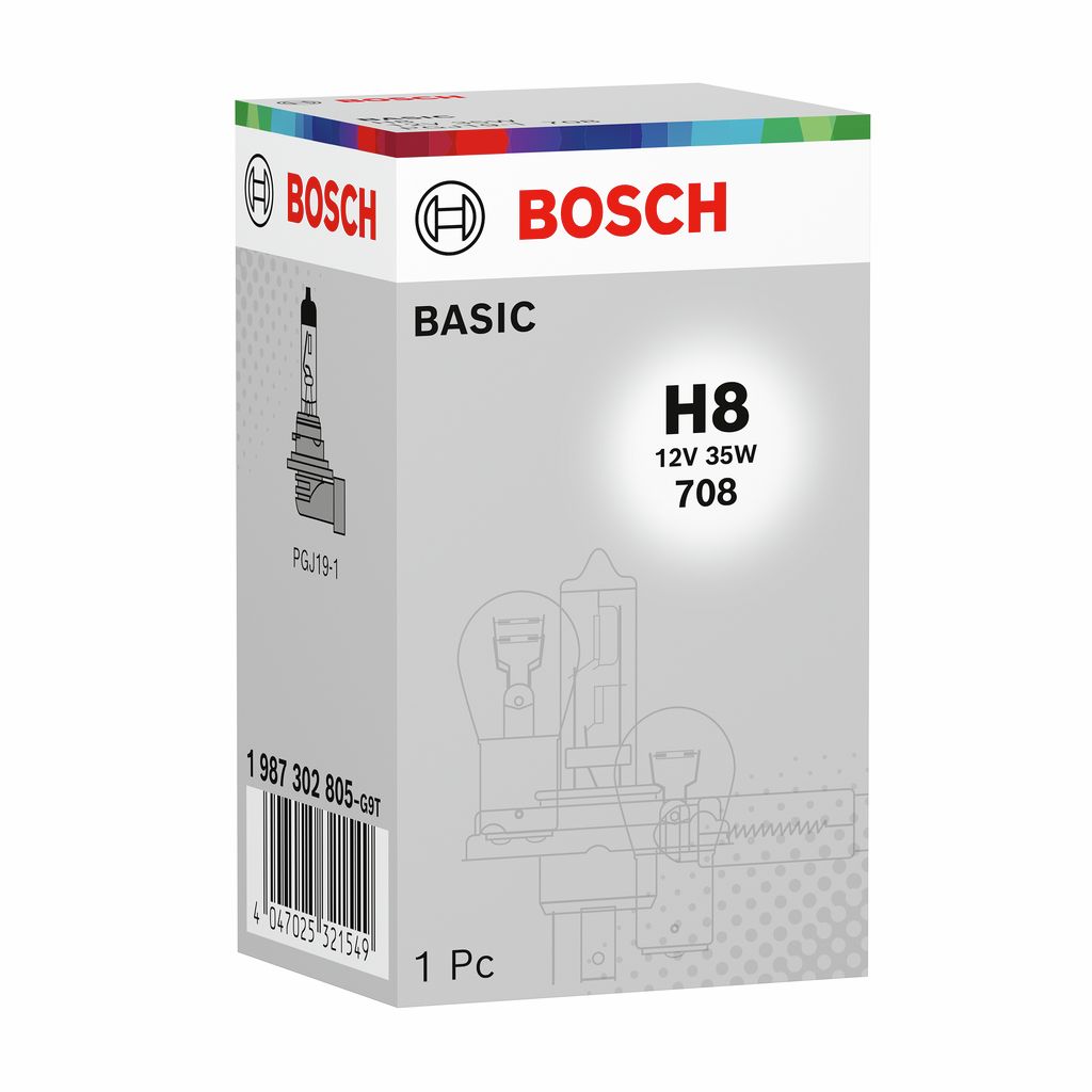 BOSCH 1 987 302 805 Bulb, front fog light