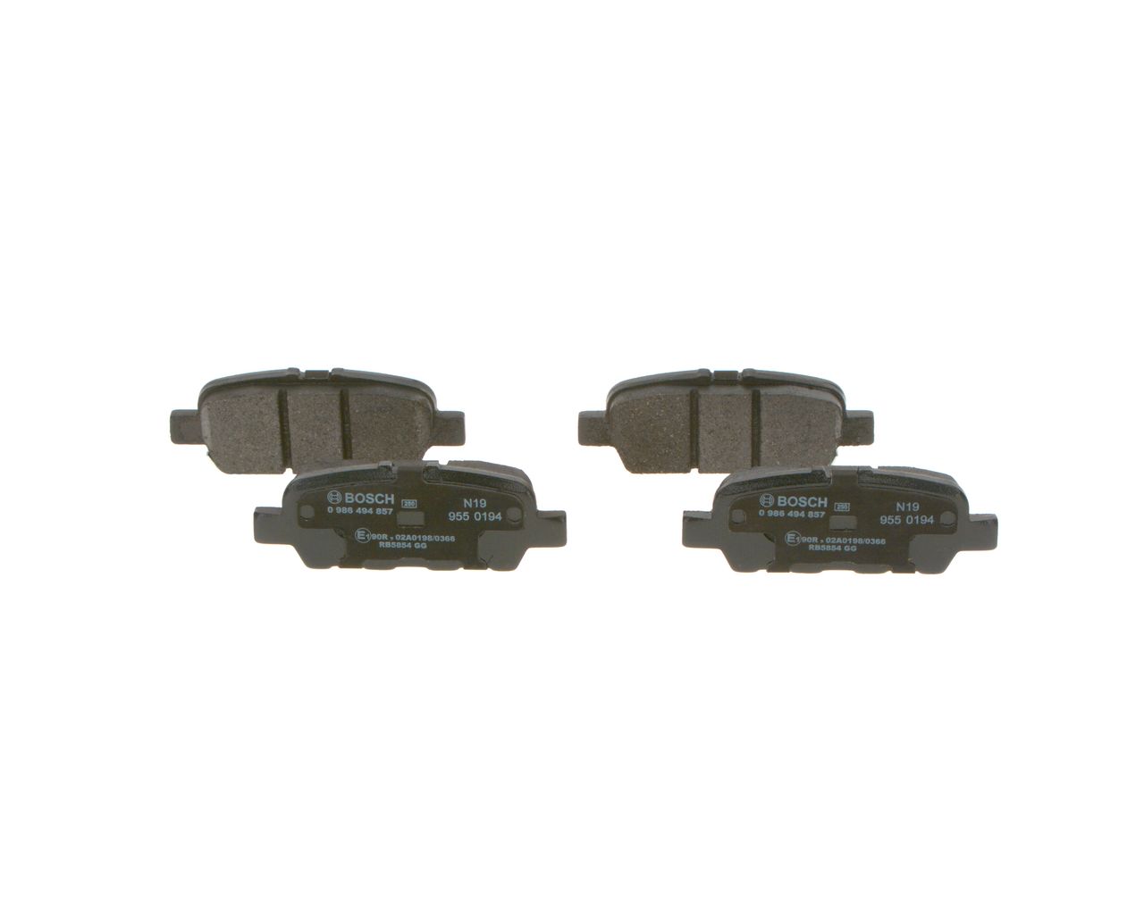 BOSCH 0 986 494 857 Brake pad set, disc brake