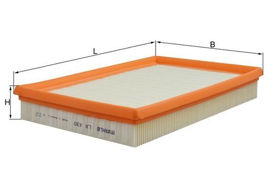 KNECHT LX 430 Air filter