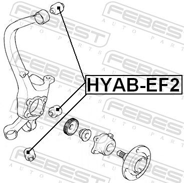 Mounting, control/trailing arm-1