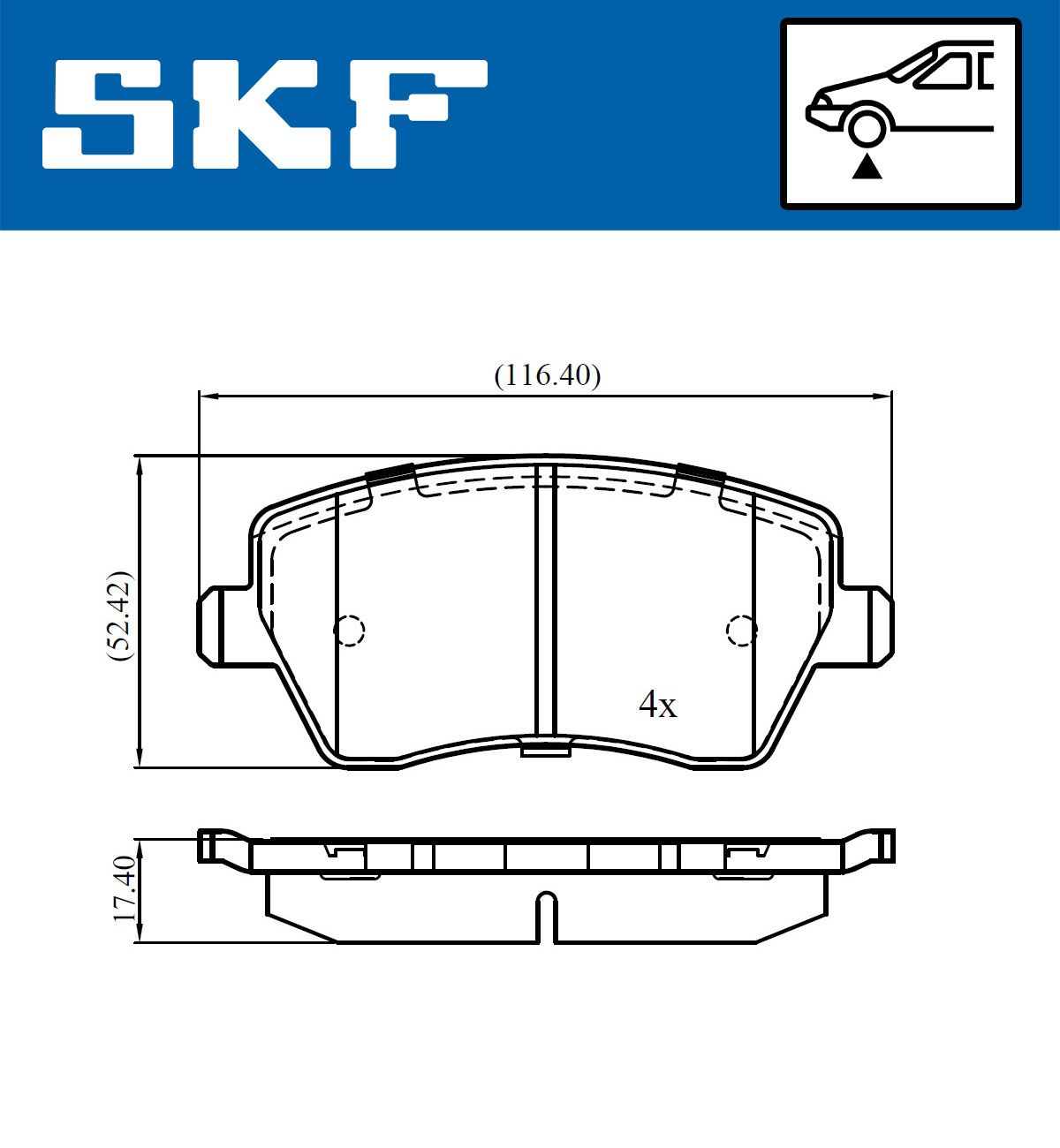 Brake Pad Set, disc brake-1