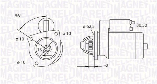 MAGNETI MARELLI 063523624010 Starter