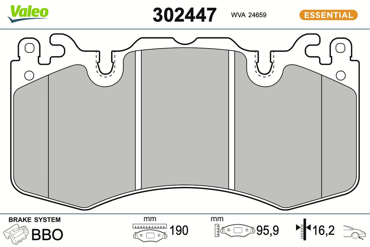 Brake Pad Set, disc brake-main