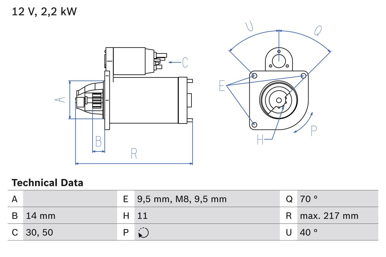 BOSCH 0 986 023 580 Starter