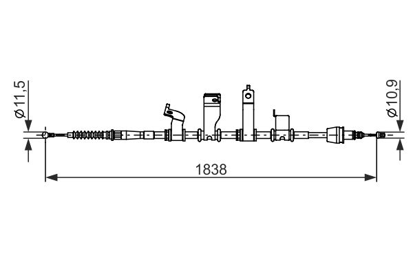 Cable Pull, parking brake-4