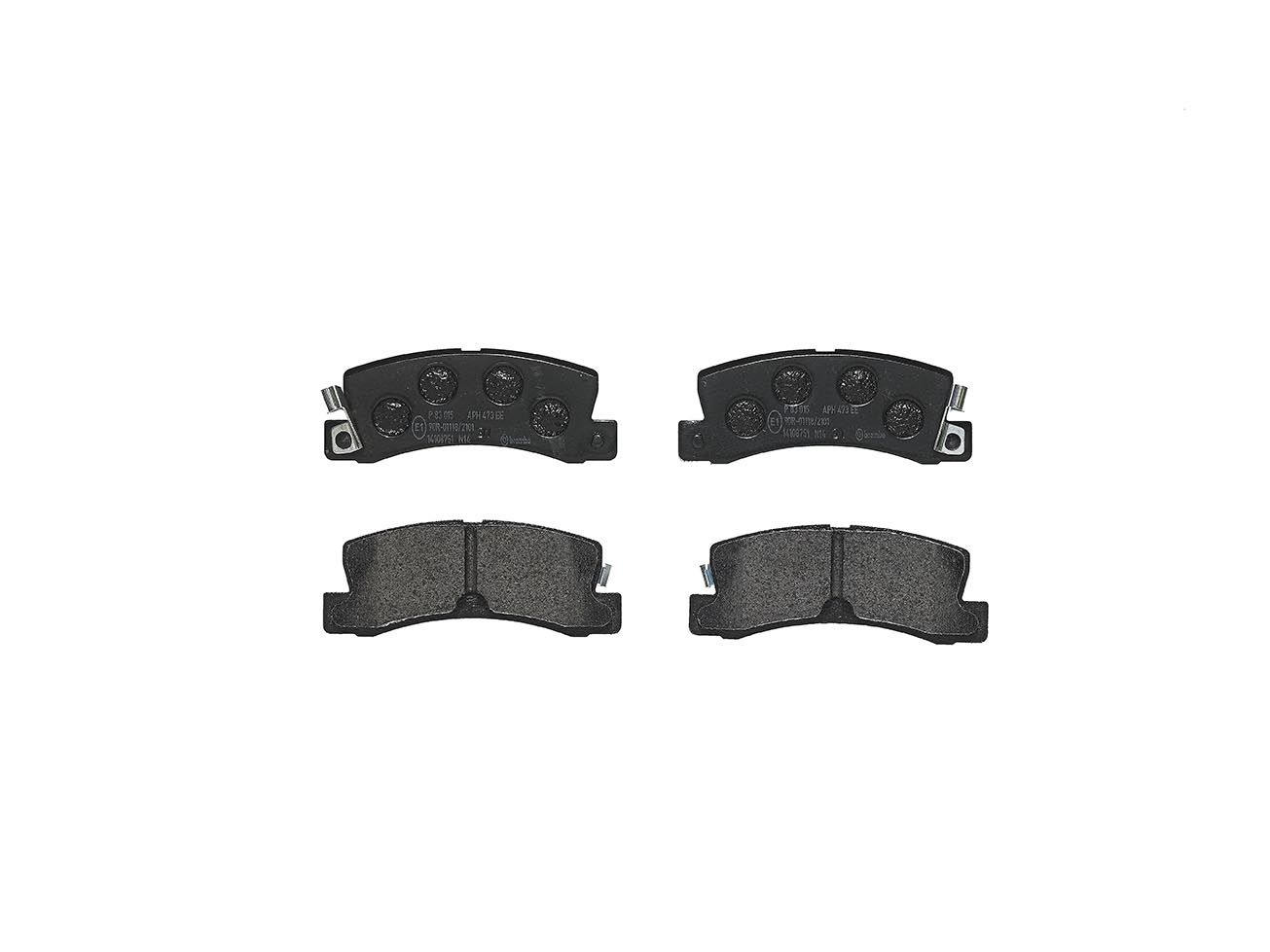 BREMBO P 83 015 Brake pad set, disc brake