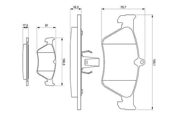 Brake Pad Set, disc brake-5