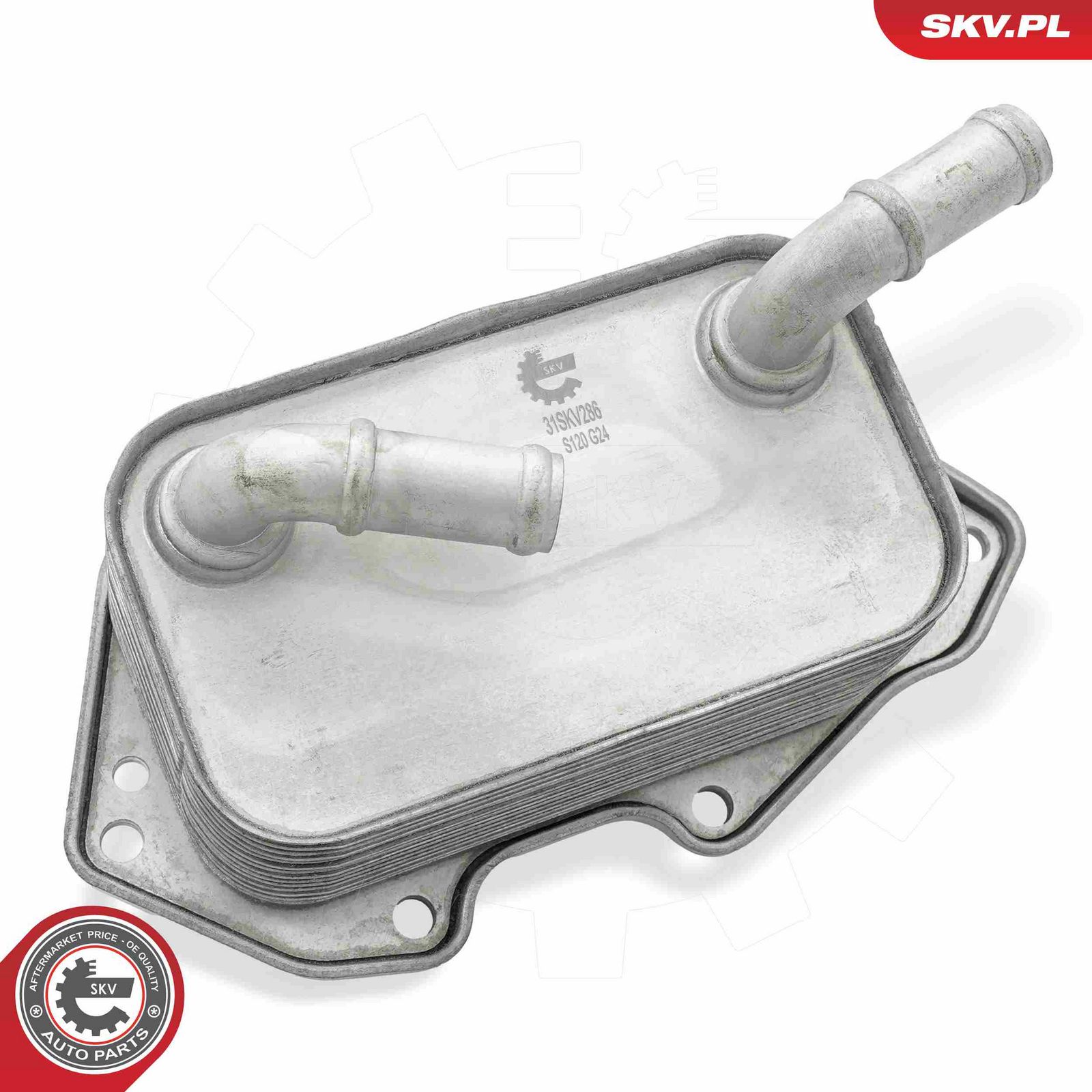 Oil Cooler, engine oil-2