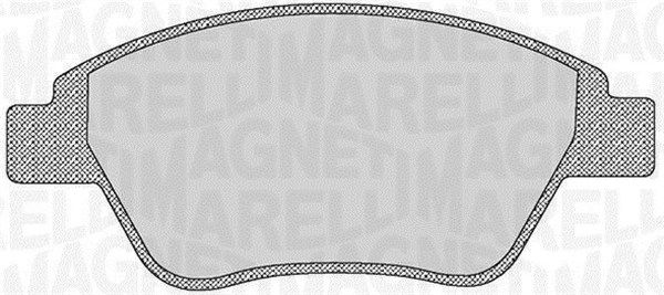 MAGNETI MARELLI 363916060176 Brake pad set, disc brake