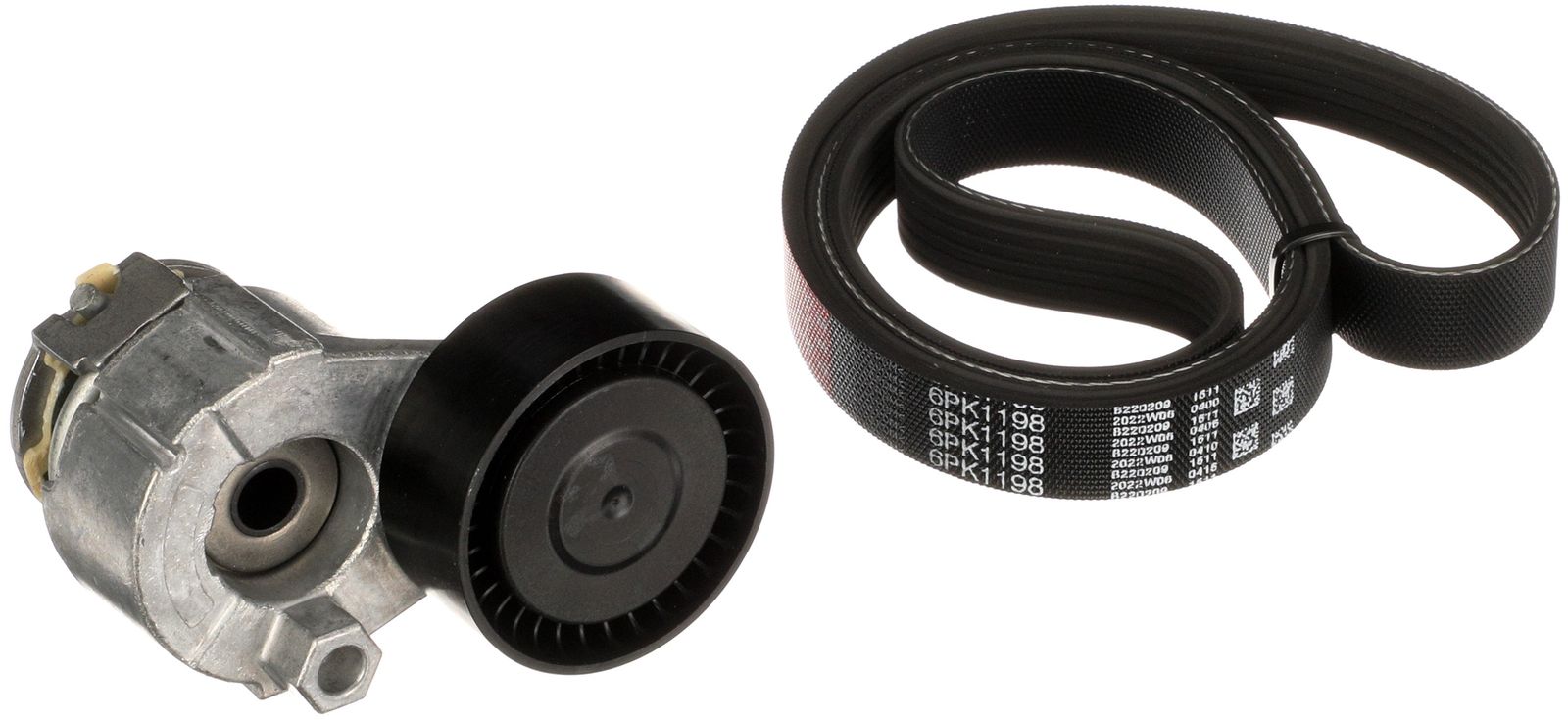 GATES K016PK1198 V-ribbed belt set