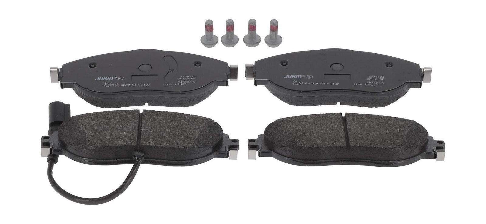 JURID 573418J Brake pad set, disc brake