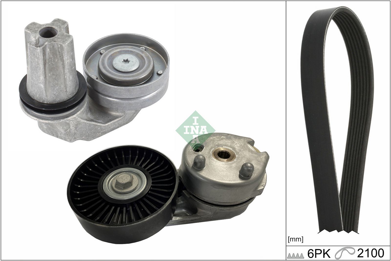 SCHAEFFLER INA 529 0422 10 V-ribbed belt set