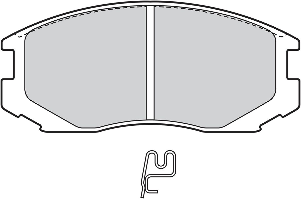 Brake Pad Set, disc brake-1