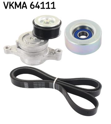SKF VKMA 64111 V-ribbed belt set