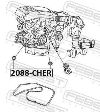 Deflection Pulley/Guide Pulley, timing belt-1