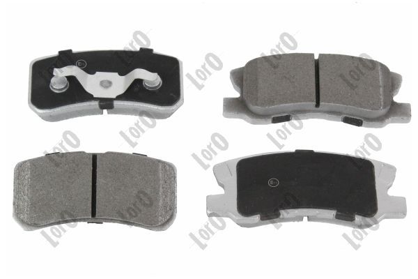 ABAKUS 231-02-058 Brake pad set, disc brake