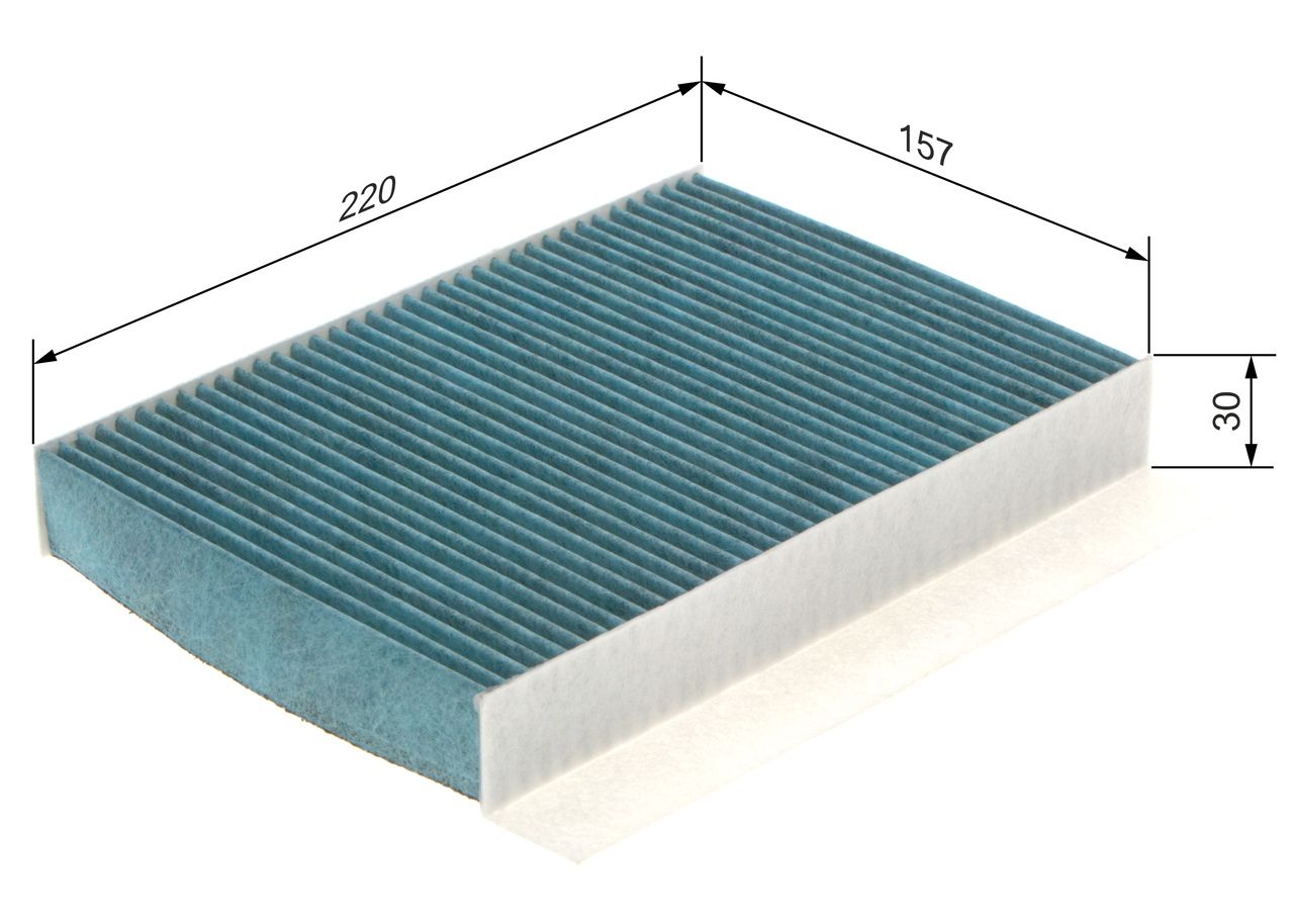 BOSCH 0 986 628 542 Filtras, salono oras
