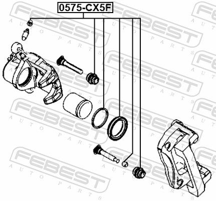 Repair Kit, brake caliper-1