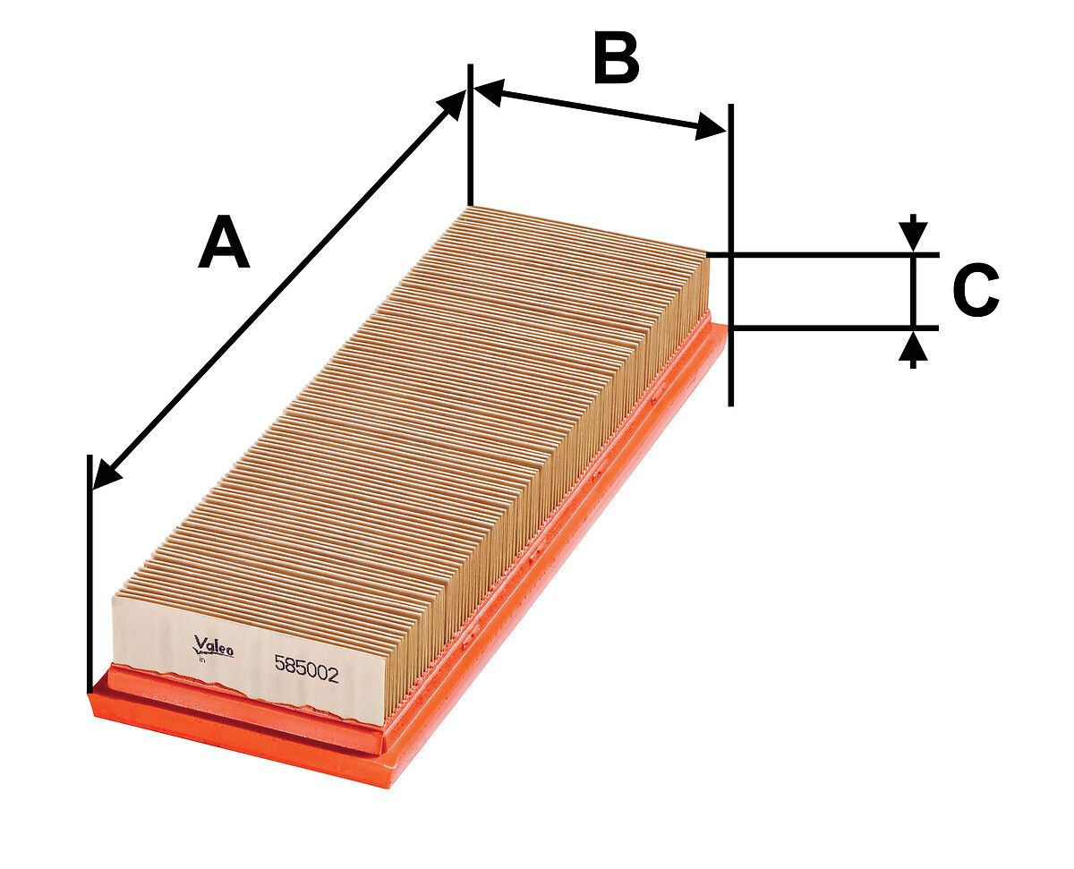 VALEO 585002 Oro filtras