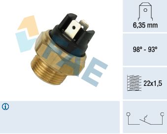 Temperature Switch, radiator fan