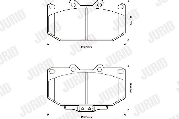 Brake Pad Set, disc brake-2