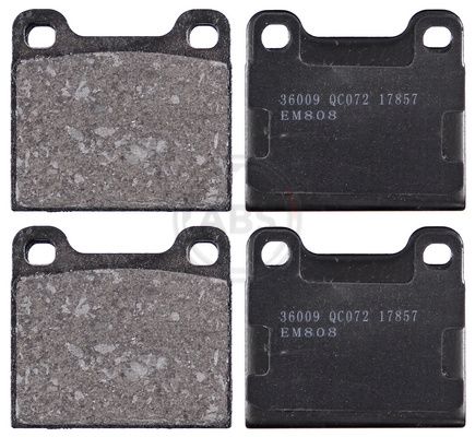 A.B.S. 36009 Stabdžių trinkelių rinkinys, diskinis stabdys