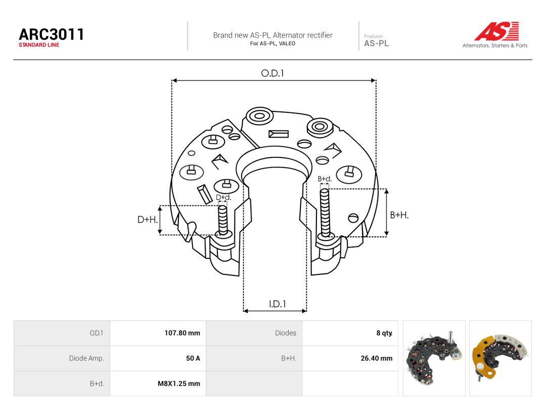 Rectifier, alternator-2
