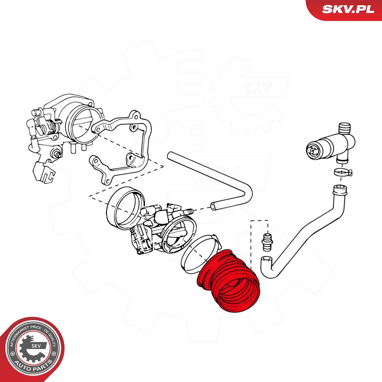 Intake Hose, air filter-1