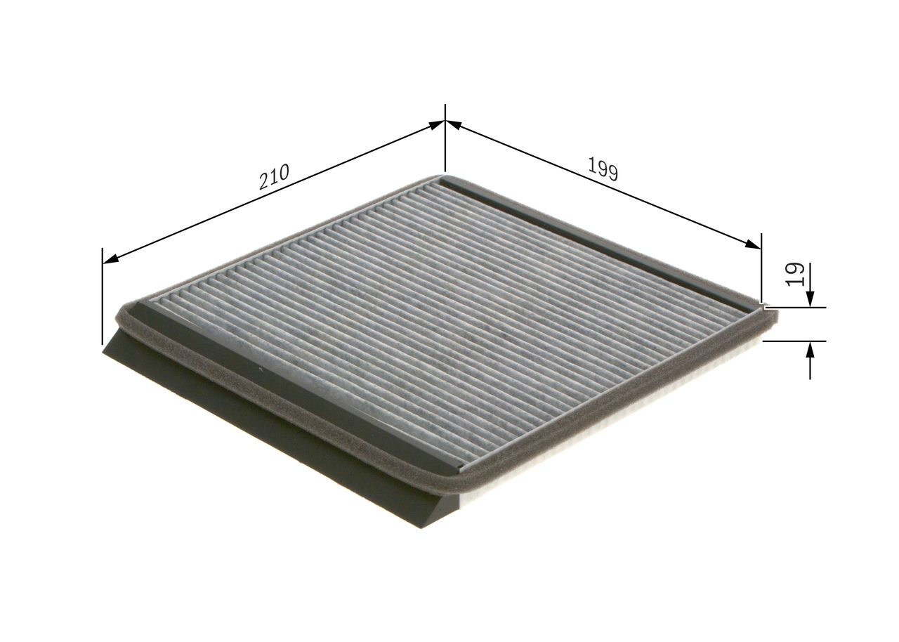 BOSCH 1 987 435 533 Filter, cabin air