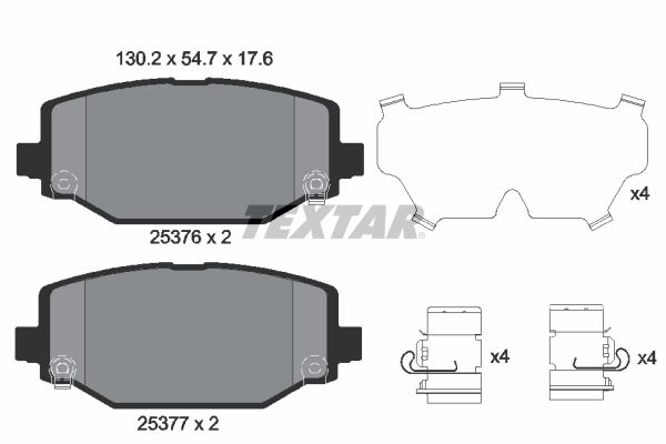Brake Pad Set, disc brake-main