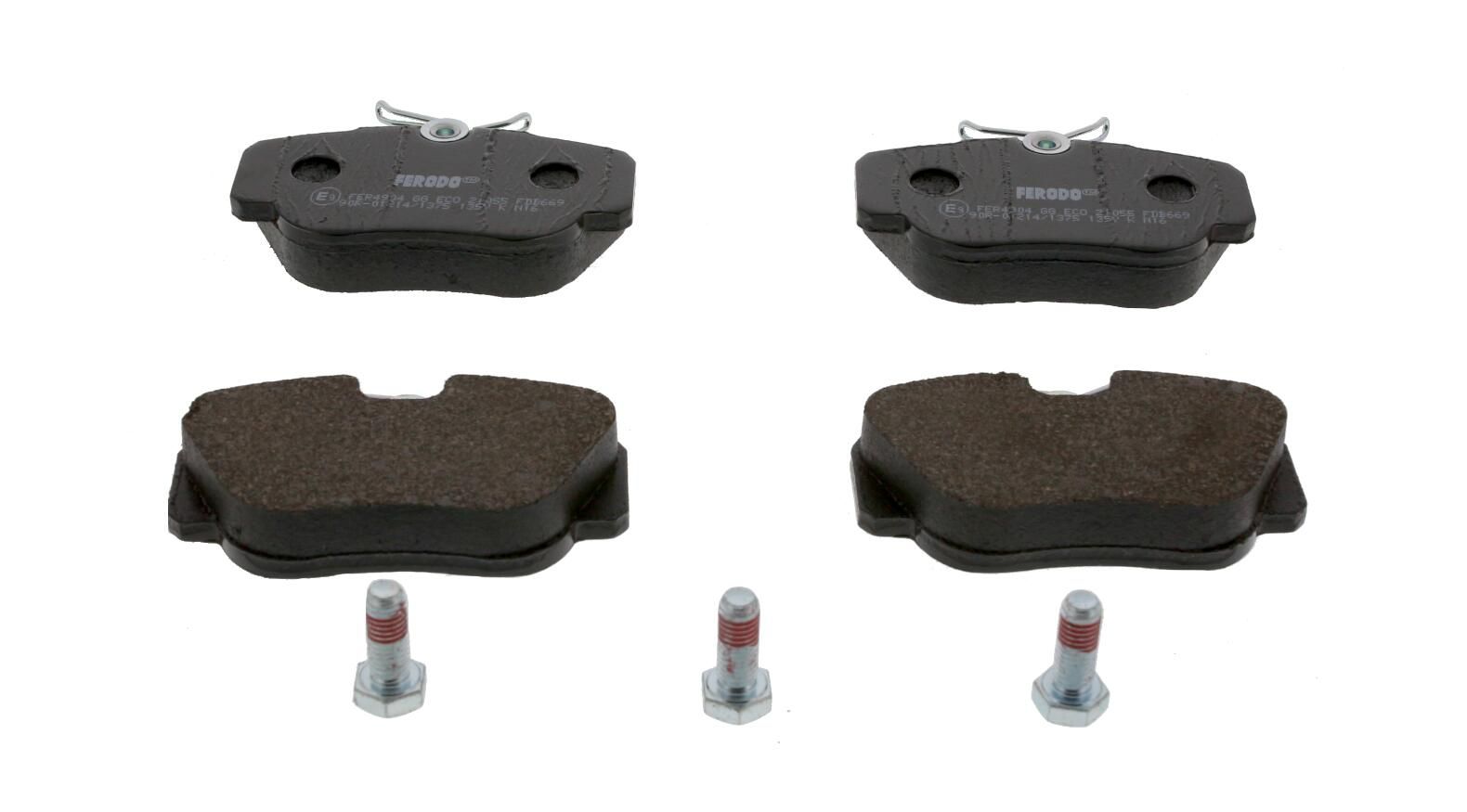 FERODO FDB669 Brake pad set, disc brake