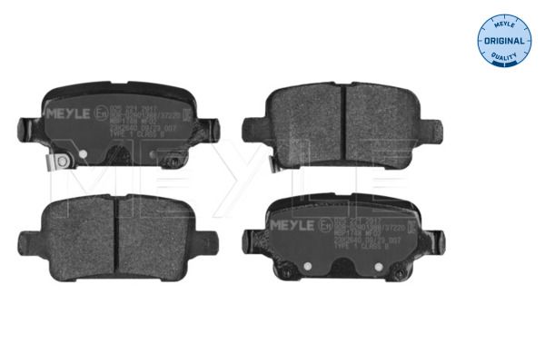 MEYLE 025 221 2917 Brake pad set, disc brake