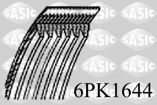 SASIC 6PK1644 V-ribbed belt