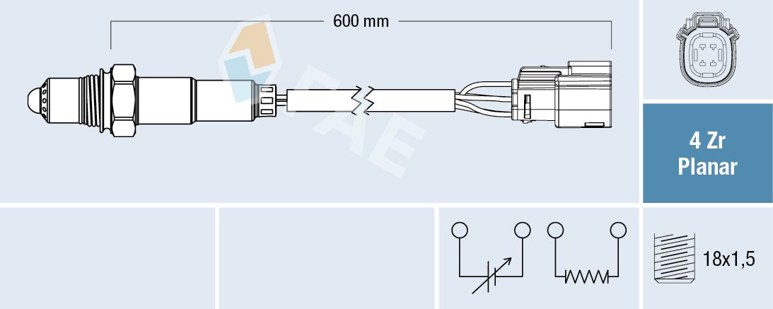 FAE 77673 Oxygen sensor