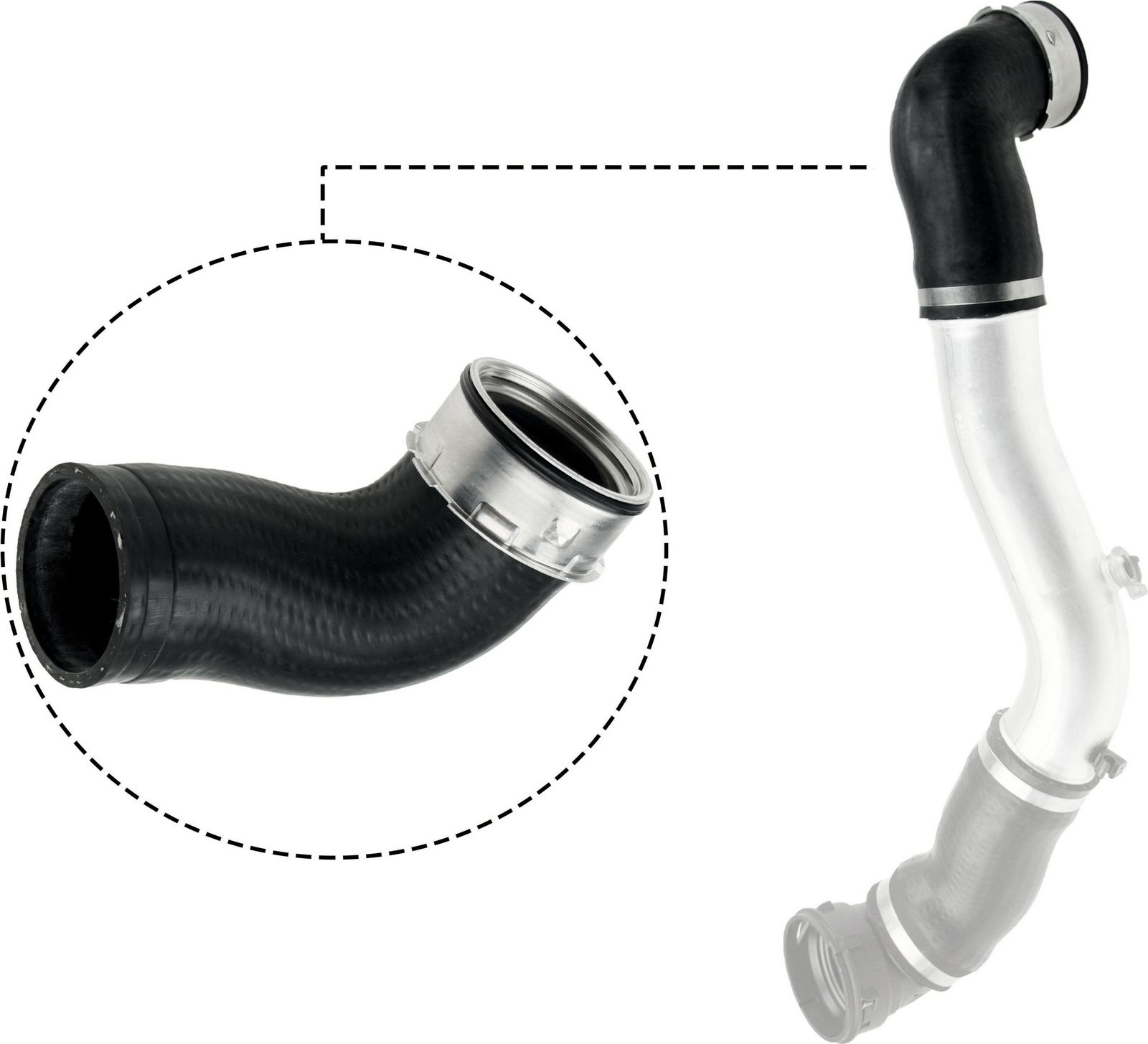 kompresoriaus padavimo žarna