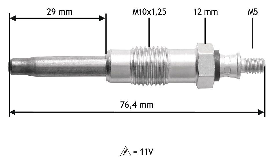 VALEO 345170 Glow plug