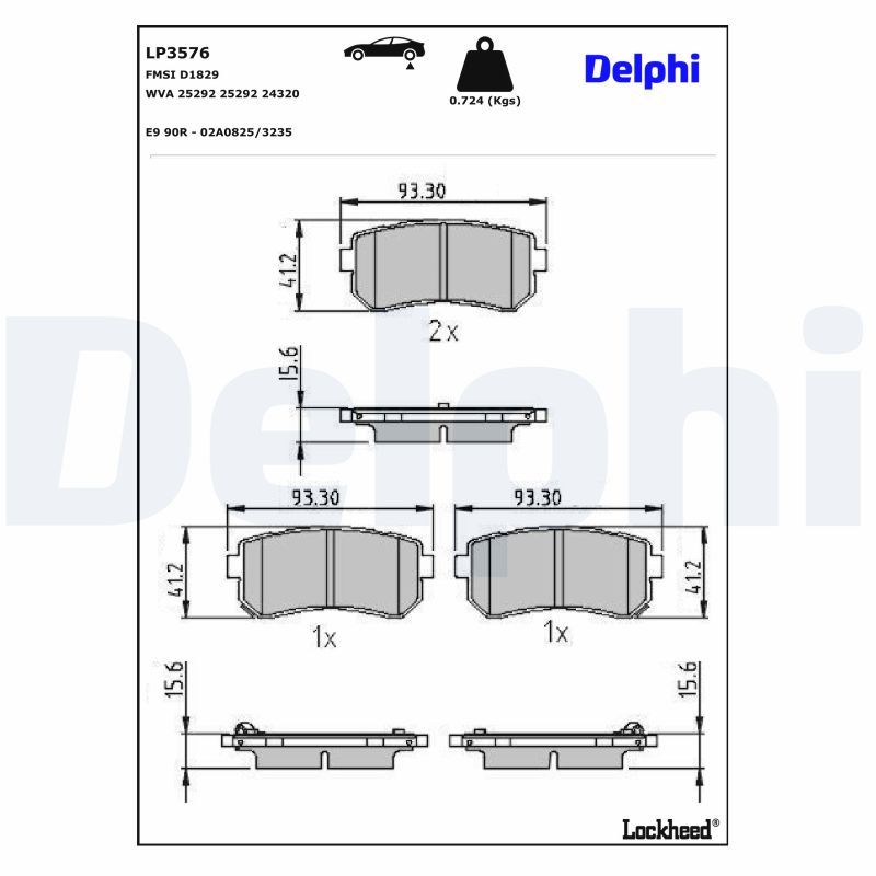 Brake Pad Set, disc brake-2