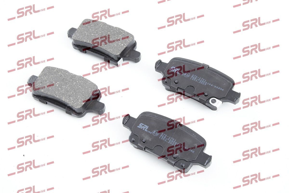SRLINE S70-1701 Brake pad set, disc brake