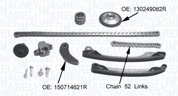 MAGNETI MARELLI 341500001360 Timing chain kit