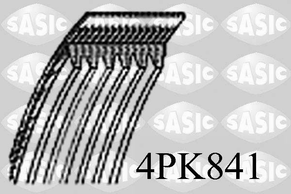SASIC 4PK841 V-ribbed belt