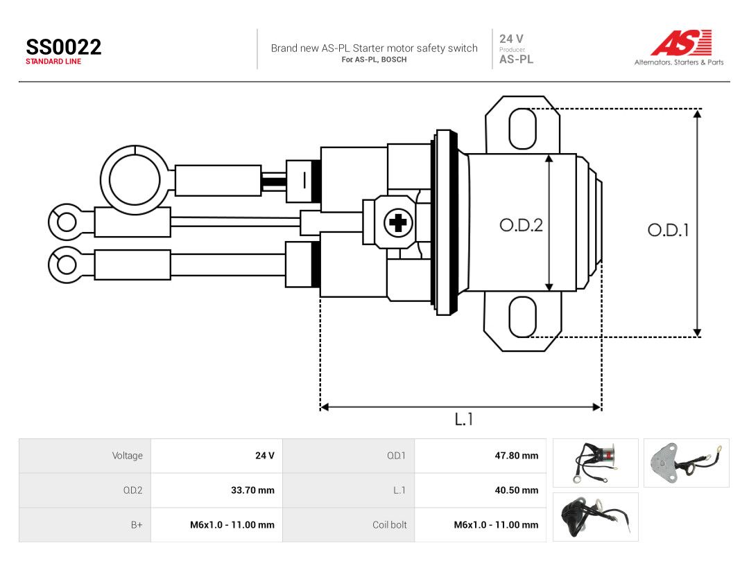 Solenoid Switch, starter-3