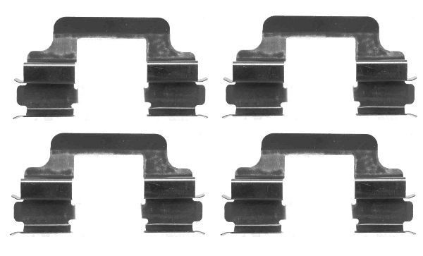 TEXTAR 82054900 Accessory kit, disc brake pad