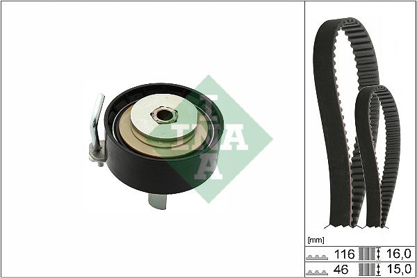 SCHAEFFLER INA 530 0745 10 Timing belt kit