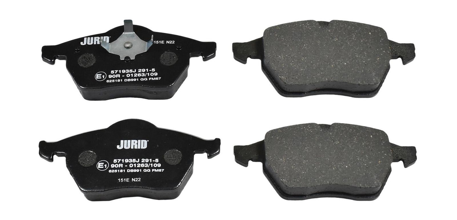 JURID 571935J Brake pad set, disc brake