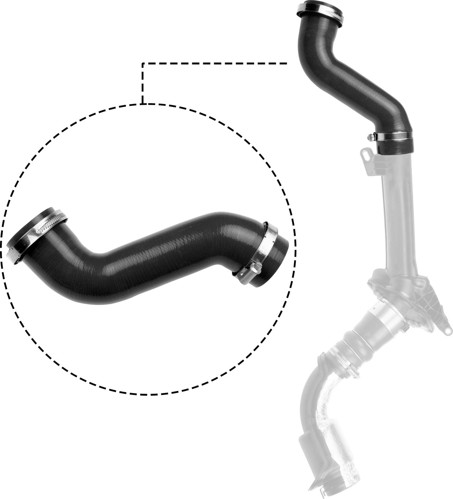 GATES 09-1314 Charge air hose