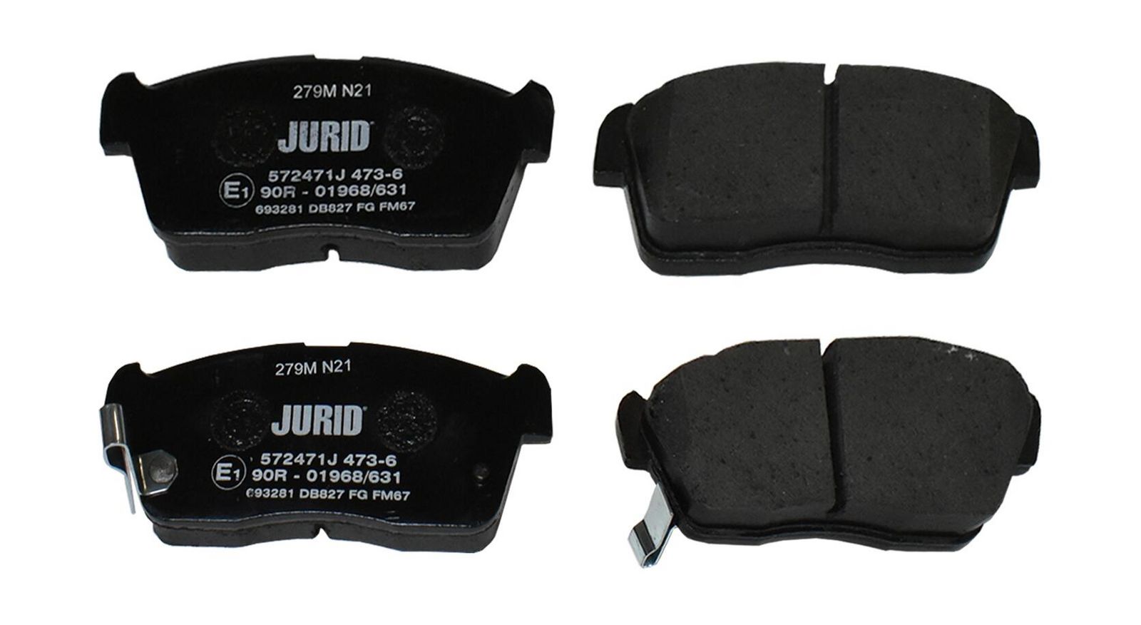 JURID 572471J Brake pad set, disc brake