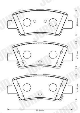 Brake Pad Set, disc brake-1