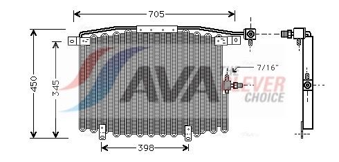 AVA CLEVER CHOICE AI5115 Condenser, air conditioning