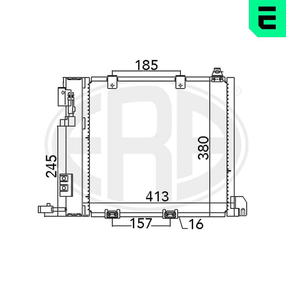 Condenser, air conditioning