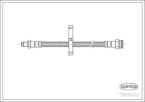 CORTECO 19026400 Brake hose
